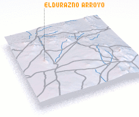 3d view of Arroyo El Durazno